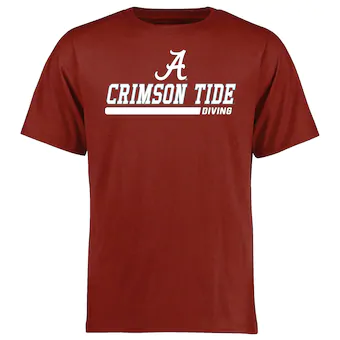 Alabama Crimson Tide T-Shirt - Fanatics Brand - Diving - Swimming - Crimson
