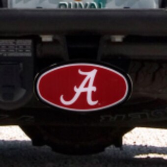 Alabama Crimson Tide Domed Logo Plastic Hitch Cover