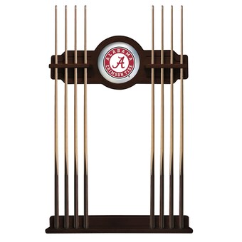 Alabama Crimson Tide Eight Stick Pool Cue Rack English Tudor