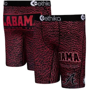 Alabama Crimson Tide Ethika Team Boxer Briefs Crimson