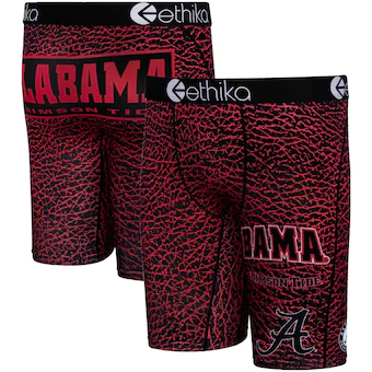 Alabama Crimson Tide Ethika Youth Big Al Collegiate Boxer Briefs