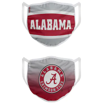 Alabama Crimson Tide FOCO Adult Printed Face Covering 2 Pack