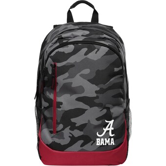 Alabama Crimson Tide FOCO Black Camo Backpack