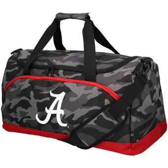 Alabama Crimson Tide FOCO Black Camo Duffel Bag