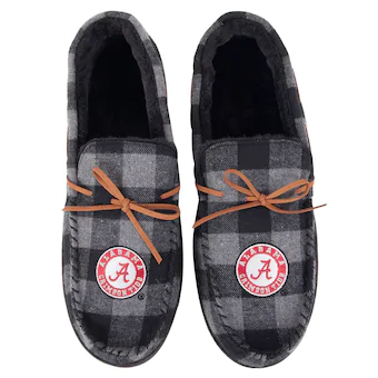 Alabama Crimson Tide FOCO Flannel Moccasin Slippers