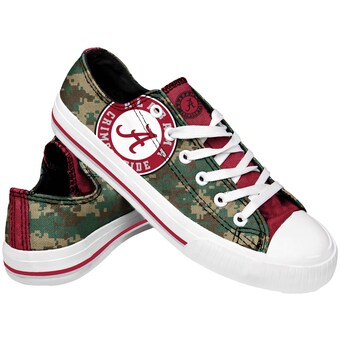 Alabama Crimson Tide FOCO Low Top Digi Camo Shoes