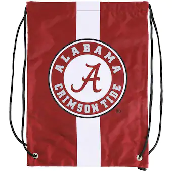 Alabama Crimson Tide FOCO Team Stripe Drawstring Backpack