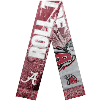 Alabama Crimson Tide FOCO Thematic Slogan Scarf