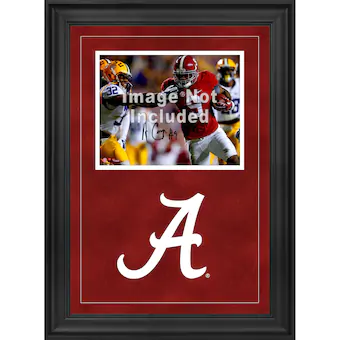 Alabama Crimson Tide Fanatics Authentic 8 x 10 Deluxe Horizontal Photograph Frame with Team Logo