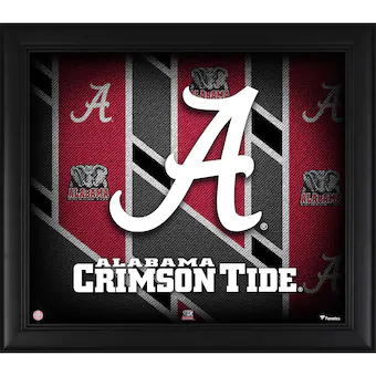 Alabama Crimson Tide Fanatics Authentic Framed 15 x 17 Team Threads Collage