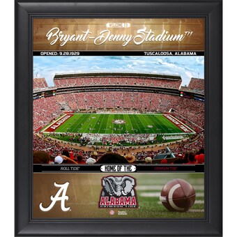 Alabama Crimson Tide Fanatics Authentic Framed 15 x 17 Welcome Home Collage