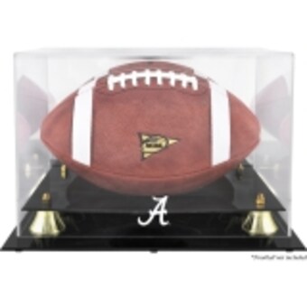 Alabama Crimson Tide Fanatics Authentic Golden Classic Football Display Case with Mirror Back