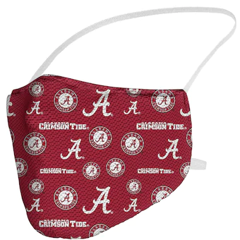 Alabama Crimson Tide Fanatics Branded Adult All Over Logo Face Covering