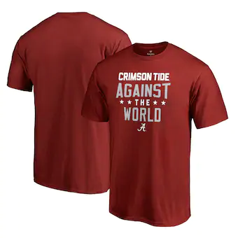 Alabama Crimson Tide T-Shirt - Fanatics Brand -  Against The World - Crimson
