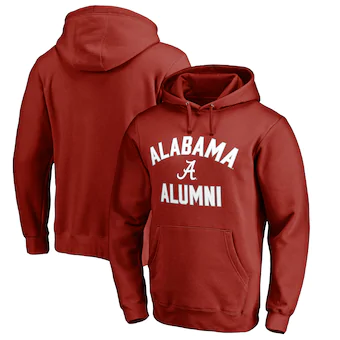 Alabama Crimson Tide Fanatics Branded Big & Tall Team Alumni Pullover Hoodie Crimson