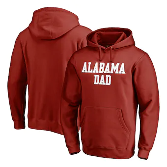 Alabama Crimson Tide Fanatics Branded Big & Tall Team Dad Pullover Hoodie Crimson