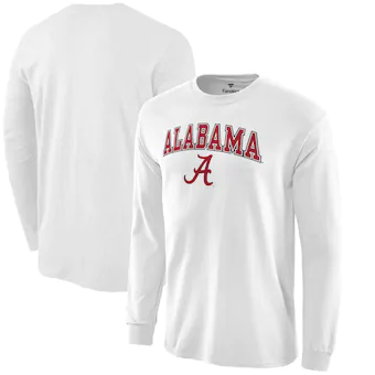Alabama Crimson Tide T-Shirt - Fanatics Brand - Long Sleeve - White