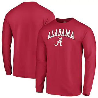 Alabama Crimson Tide T-Shirt - Fanatics Brand - Long Sleeve - Crimson