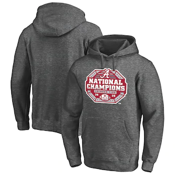 Alabama Crimson Tide Fanatics Branded College Football Playoff 2020 National Champions Sack Pullover Hoodie Charcoal
