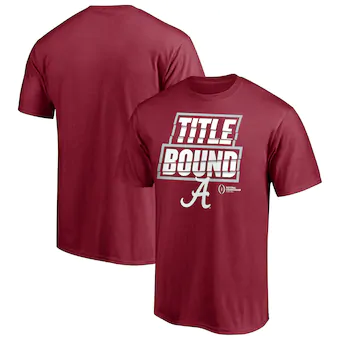 Alabama Crimson Tide T-Shirt - Fanatics Brand - Title Bound - Football - Crimson