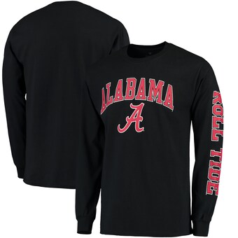 Alabama Crimson Tide T-Shirt - Fanatics Brand -  Roll Tide - Long Sleeve - Black