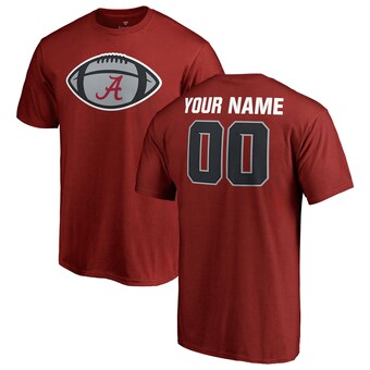 Alabama Crimson Tide T-Shirt - Fanatics Brand - Football - Customize - Crimson
