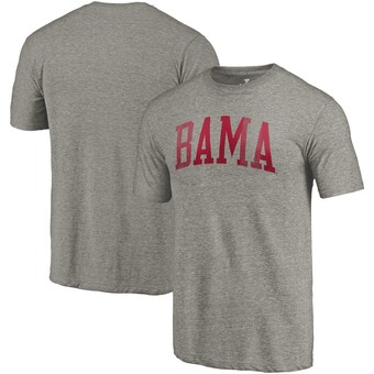 Alabama Crimson Tide Fanatics Branded Hometown Collection Arch Battle Cry Tri Blend T-Shirt Gray