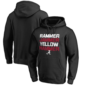 Alabama Crimson Tide Fanatics Branded Hometown Collection Rammer Jammer Pullover Hoodie Black