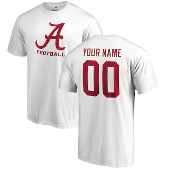 Alabama Crimson Tide T-Shirt - Fanatics Brand - Football - Football - Customize - White