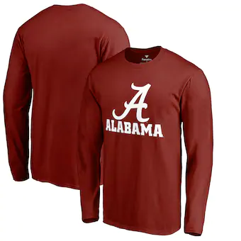 Alabama Crimson Tide T-Shirt - Fanatics Brand - Long Sleeve - Crimson