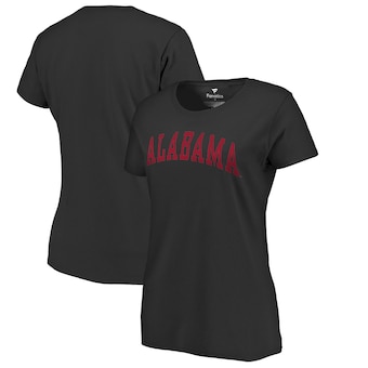 Alabama Crimson Tide T-Shirt - Fanatics Brand - Ladies - Scoop - Black
