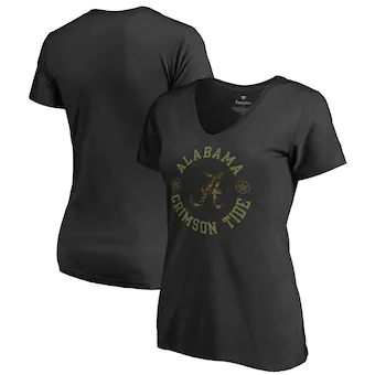 Alabama Crimson Tide Fanatics Branded Womens Liberty T-Shirt Black