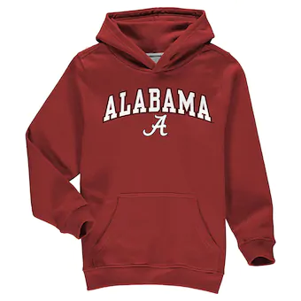 Alabama Crimson Tide Fanatics Branded Youth Campus Pullover Hoodie Crimson