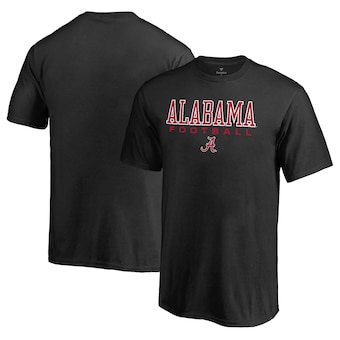 Alabama Crimson Tide Fanatics Branded Youth True Sport Football T-Shirt Black