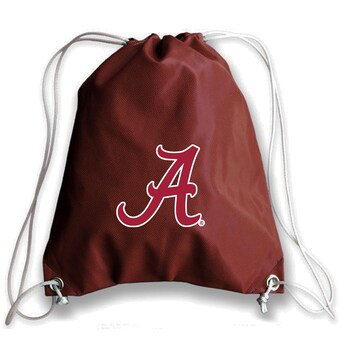 Alabama Crimson Tide Football Leather Drawstring Backpack