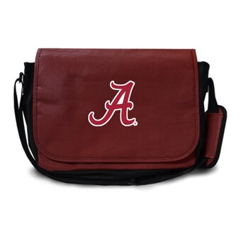 Alabama Crimson Tide Football Leather Travel Laptop Messenger Bag