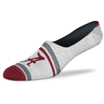 Alabama Crimson Tide For Bare Feet Womens Cruisin No Show Socks