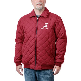Alabama Crimson Tide Franchise Clima Quilted Full Zip Jacket Crimson