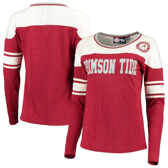 Alabama Crimson Tide T-Shirt - 4Her - Ladies - Long Sleeve - Crimson