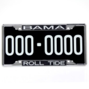 Alabama Crimson Tide Glitter License Plate Frame