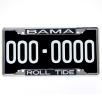 Alabama Crimson Tide Glitter License Plate Frame