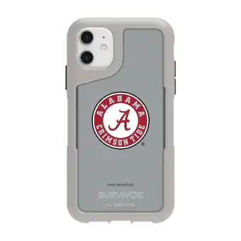 Alabama Crimson Tide Griffin Survivor Endurance iPhone Case Gray