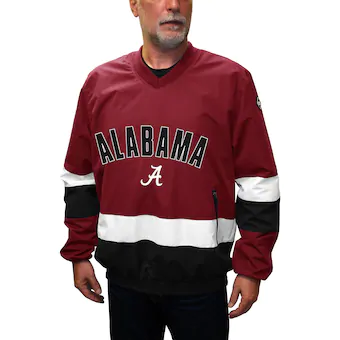 Alabama Crimson Tide Grind Pullover Jacket Crimson