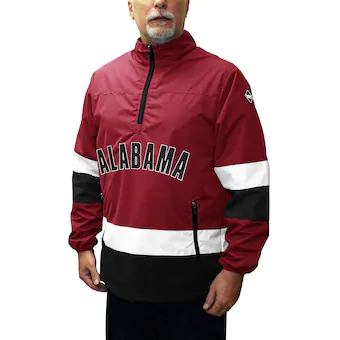 Alabama Crimson Tide Grind Quarter Zip Pullover Jacket Crimson