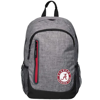 Alabama Crimson Tide Heathered Gray Backpack