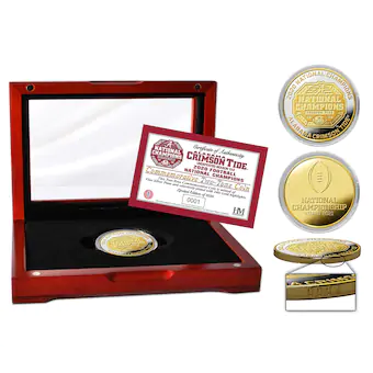 Alabama Crimson Tide Highland Mint College Football Playoff 2020 National Champions Two Tone Mint Coin