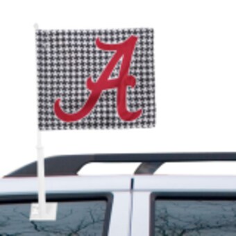 Alabama Crimson Tide Houndstooth Car Flag