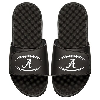 Alabama Crimson Tide ISlide Football Logo Slide Sandals Black