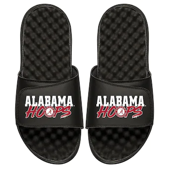 Alabama Crimson Tide ISlide Hoop Slide Sandals Black