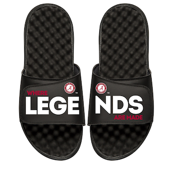 Alabama Crimson Tide ISlide Legends Slide Sandals Black